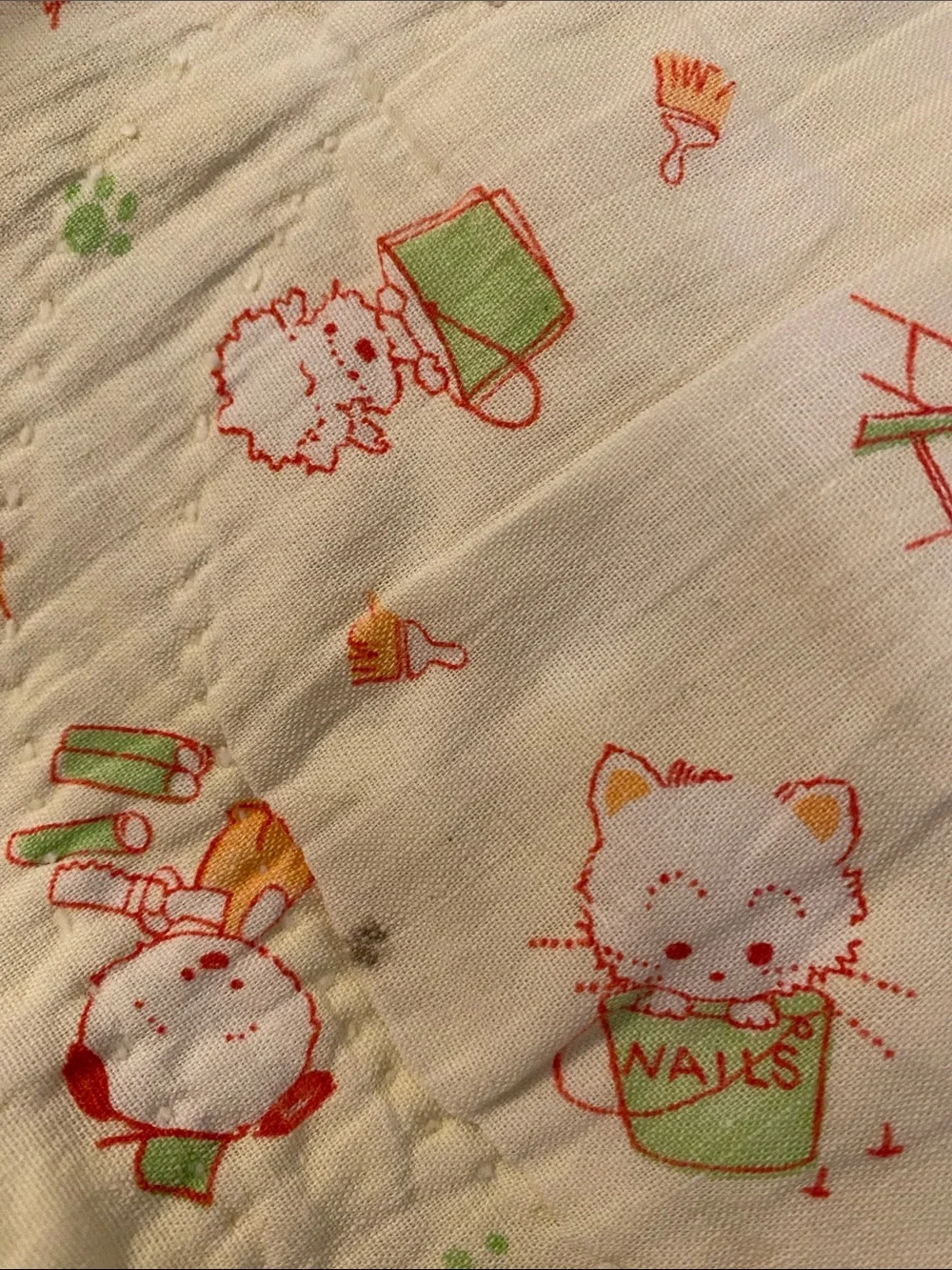 Vintage Baby Child Quilt